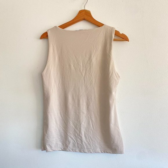 Zara Nude Square Neck Tank - Picture 6 of 6